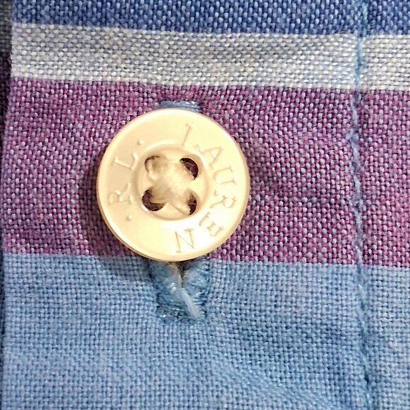 Lauren Ralph Lauren Women’s Plaid Sleep Shirt- Size S - Picture 5 of 11